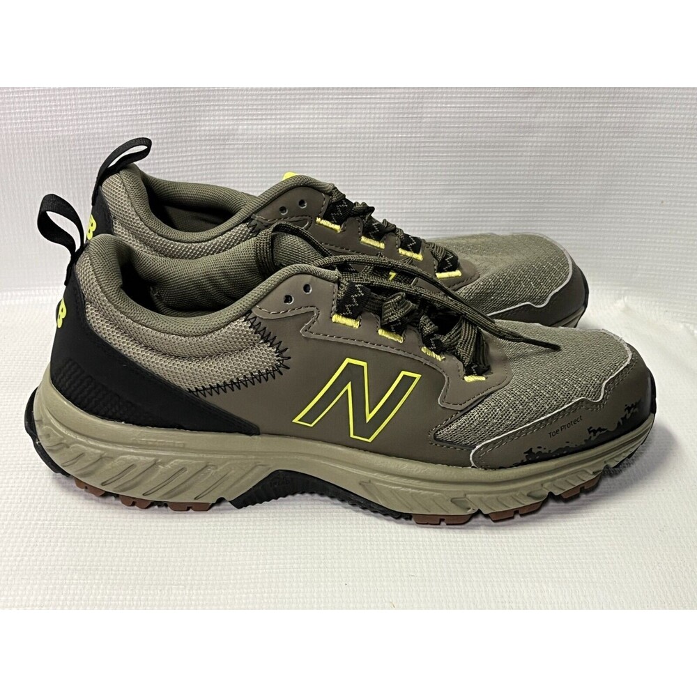 New Balance Men's 510 v5 Trail Running Shoes Size 8 MT510CC5 Camo Green/Black